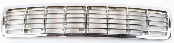 1991-1996 Chevy Caprice Grille, Chrome Shell/Silver.
