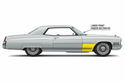 highlight where the part goes. 1967-1968 Cadillac Lower Rear Front Fender Section, RH