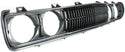 1972-1979 Nissan Pickup Grille, argent, With Molding.