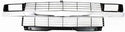 1995-2005 Chevy Astro Grille, Painted-Silver.