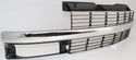 1995-2005 Chevy Astro Grille, Painted-Silver.