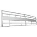 1985-1988 Chevy R10 Pickup Grille, Argent.