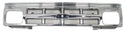 1991-1993 Chevy S-10 Pickup Grille, Painted-Silver.