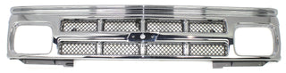 1991-1993 Chevy S-10 Pickup Grille, Painted-Silver.