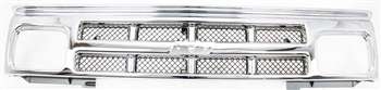 1991-1994 Chevy S-10 Blazer Grille, Painted-Silver.