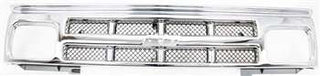 1991-1994 Chevy S-10 Blazer Grille, Painted-Silver.