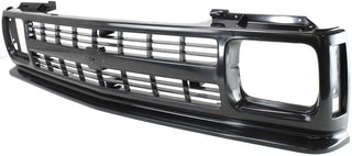 1991-1993 Chevy S-10 Pickup Grille, Gloss Black.