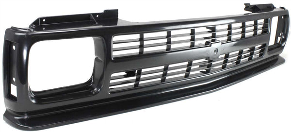 1991-1993 Chevy S-10 Pickup Grille, Gloss Black.