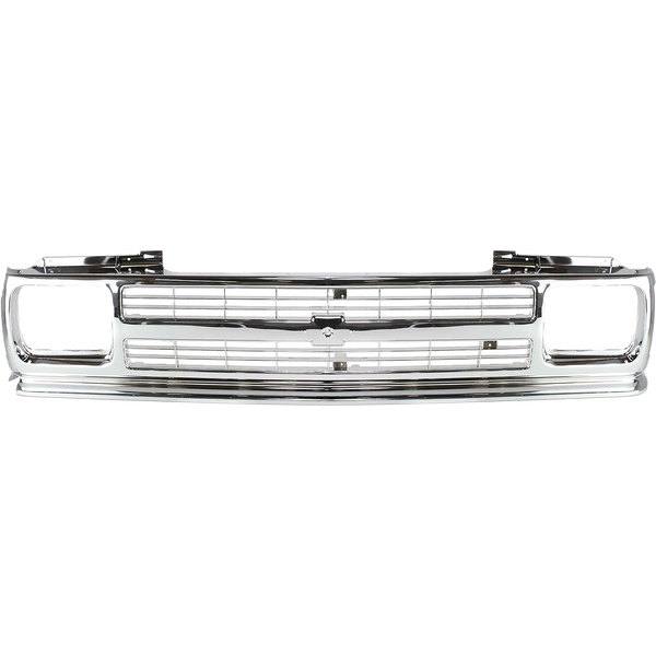 1991-1993 Chevy S-10 Pickup Grille, Chrome.