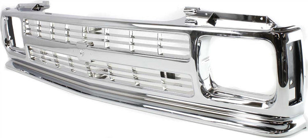 1991-1993 Chevy S-10 Pickup Grille, Chrome.