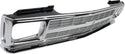 1991-1994 Chevy S-10 Blazer Grille, Chrome Shell/Gray.
