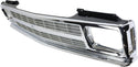 1991-1994 Chevy S-10 Blazer Grille, Chrome Shell/Gray.