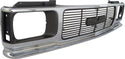 1991-1993 GMC Sonoma Grille, Chrome Shell/gray Insert.