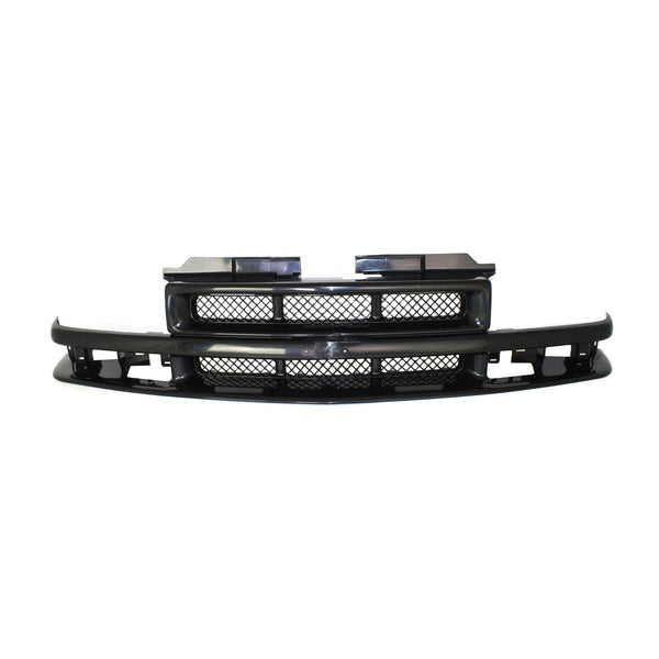 1998-2003 Chevy S-10 Pickup Grille, Black.