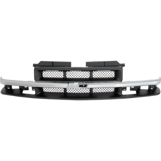 1998-2005 Chevy Blazer Grille, Mesh Insert, Gray.
