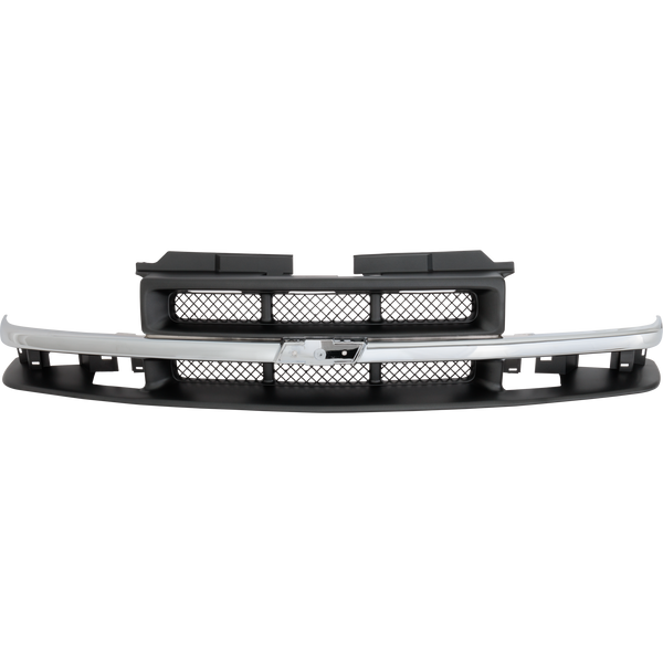 1998-2005 Chevy Blazer Grille, Mesh Insert, Gray.