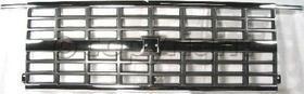1989-1991 Chevy Blazer Grille, Chrome Shell/argent.