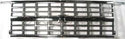 1989-1991 Chevy Blazer Grille, Chrome Shell/argent.