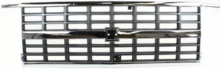 1992-1996 Chevy Van, Grille, Chrome Shell/gray Insert.