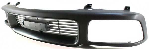 1994-1997 GMC Sonoma Grille, Black Shell/gray Insert.