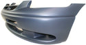 1996-1998 Dodge Caravan Front Bumper Cover, Primed, w/ Fog Lamp Holes.