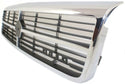 1989-1992 Dodge Spirit Grille, Chrome Shell/Black Insert.