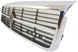 1989-1992 Dodge Spirit Grille, Chrome Shell/Black Insert.