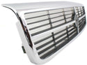 1989-1992 Dodge Spirit Grille, Chrome Shell/Black Insert.