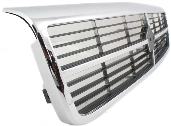 1989-1992 Dodge Spirit Grille, Chrome Shell/Black Insert.