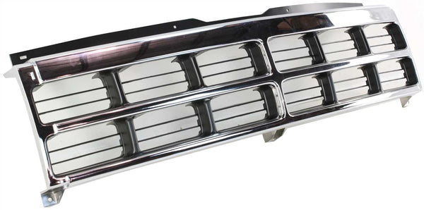 1991-1996 Dodge Dakota Grille, Chrome Shell/Black.