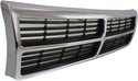 1991-1995 Dodge Caravan Grille, Chrome Shell/Black Insert.