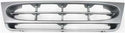 1997-2002 Ford Econoline Van Grille, Plastic, Silver.