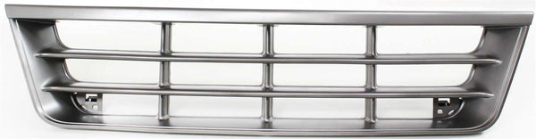 1992-1996 Ford Econoline Van Grille, Plastic, Silver.