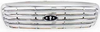 1998-2011 Ford Crown Victoria Grille, Plastic, Chrome.