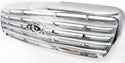 1998-2011 Ford Crown Victoria Grille, Plastic, Chrome.