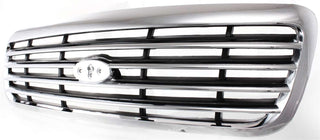 1998-2011 Ford Crown Victoria Grille,Chrome Shell/gray.