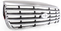 1998-2011 Ford Crown Victoria Grille,Chrome Shell/gray.