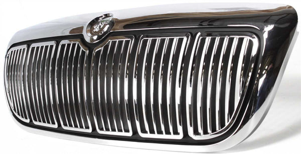1998-2002 Mercury Grand Marquis Grille, Chrome Shell/Black Insert.