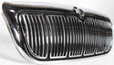 1998-2002 Mercury Grand Marquis Grille, Chrome Shell/Black Insert.