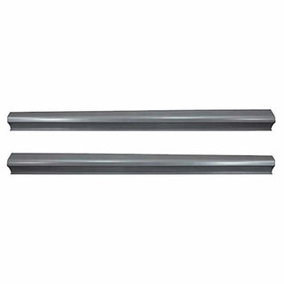 Two metallic bars on a white background. 2008-2016 Chevy Cruze Outer Rocker Panel Pair.