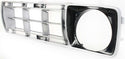 1976-1977 Ford F-series Grille LH, Plastic, Argent.