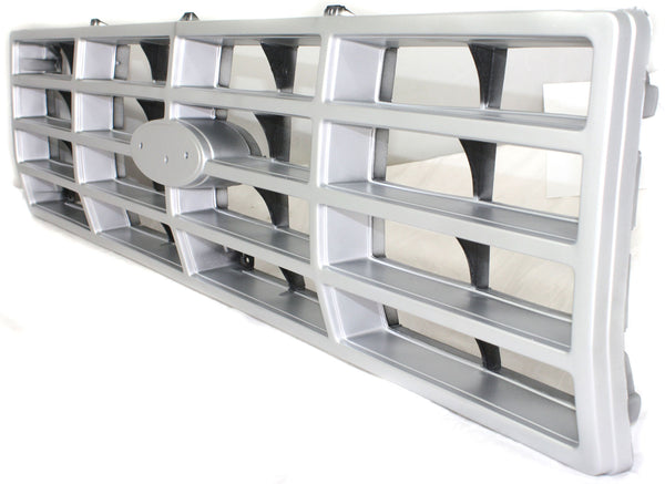 1982-1986 Ford F-series Grille, Argent Shell/Black.