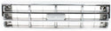 1987-1988 Ford F-series Grille, Chrome Shell/argent.