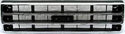1989-1991 Ford F-series Grille, Chrome Shell/Dark Argent Insert.