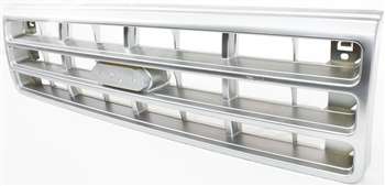 1989-1991 Ford F-series Grille, Painted-Silver.