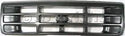 1992-1997 Ford F-series Grille, Plastic, Painted-gray.