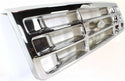 1992-1997 Ford F-series Grille, Plastic, Chrome.