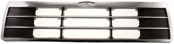 1991-1994 Ford Explorer Grille, Chrome Shell/Silver.