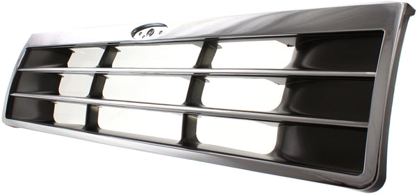 1991-1994 Ford Explorer Grille, Chrome Shell/Silver.