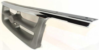 1995-1997 Ford Ranger Grille, Chrome Shell/Silver Gray.